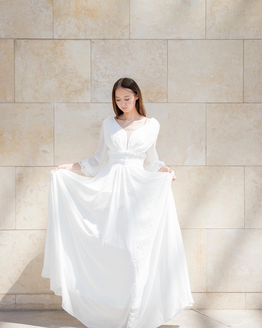 Белоснежное платье (вечернее, summer collection)