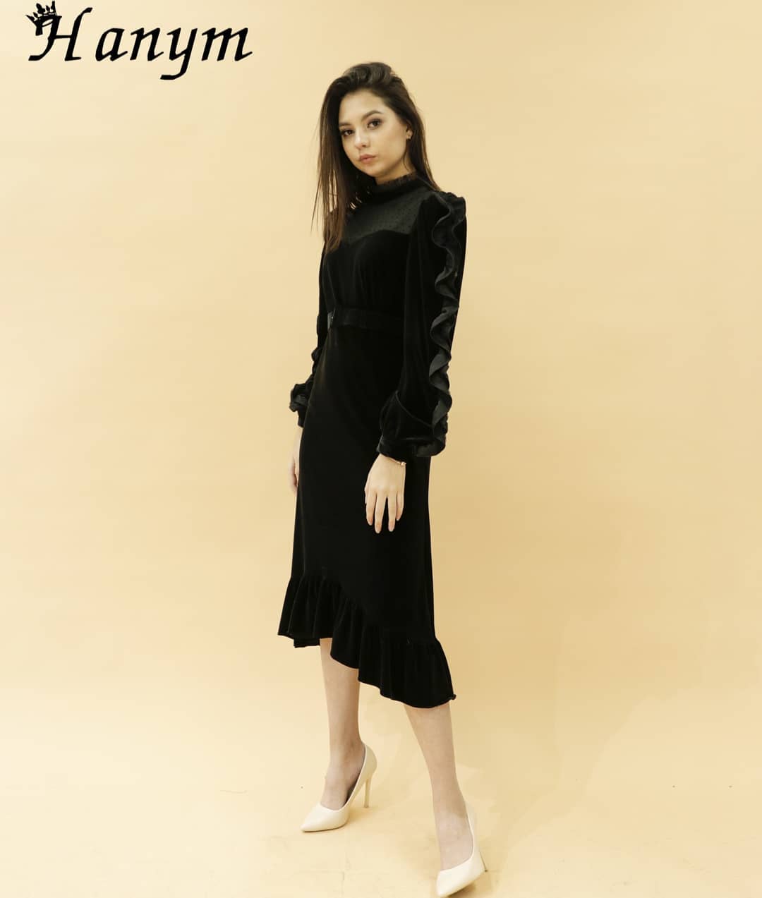 Женское платье (черное) free size