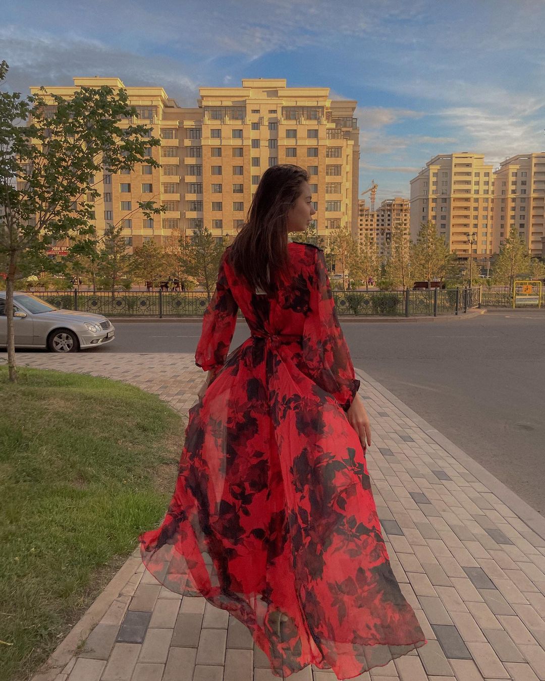 Шифоновое платье (Hanym, 2021)