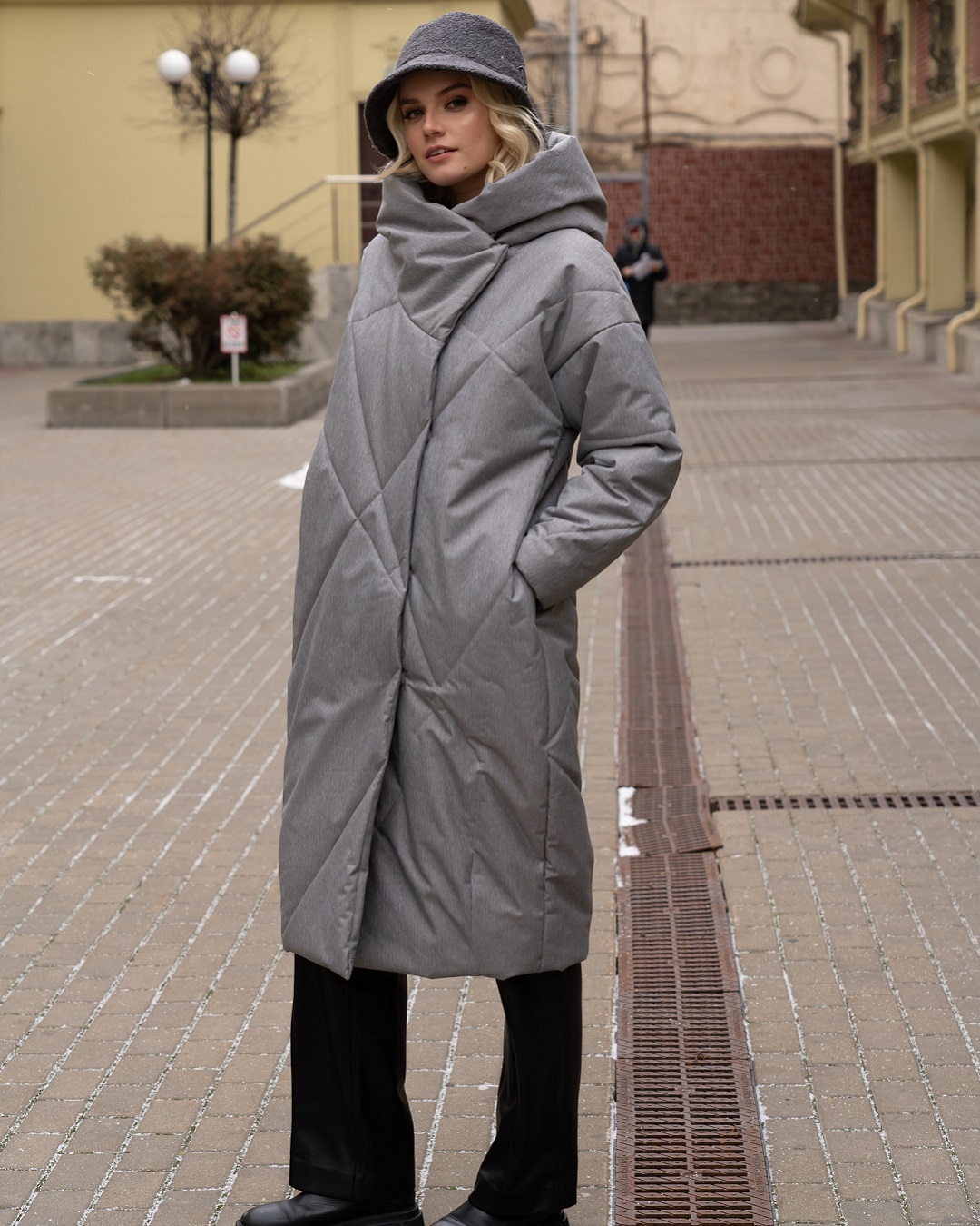 Зимняя куртка «HANYM 7381621italy» серая