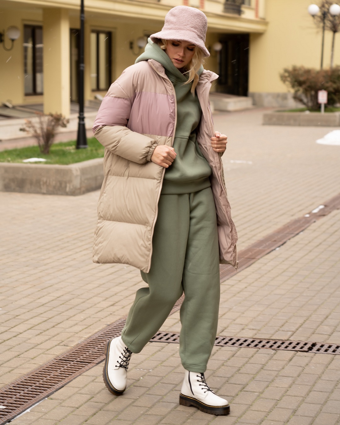 Зимняя куртка «HANYM 70822238italy» оливковая